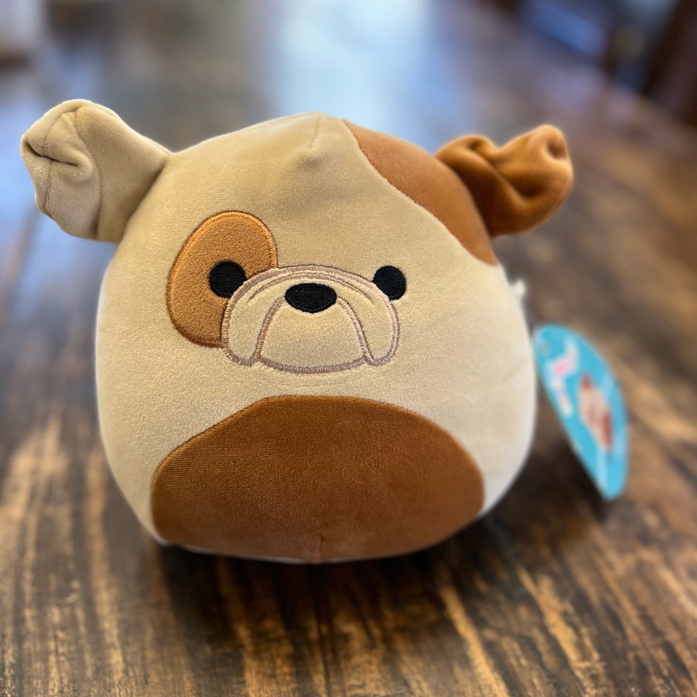 Squishmallow New Griz the bulldog 7 inch stuffed plush toy